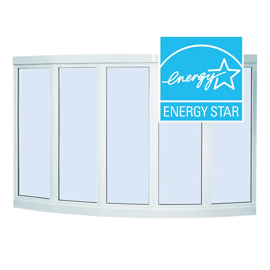 Isolated Bow Window Energy Star